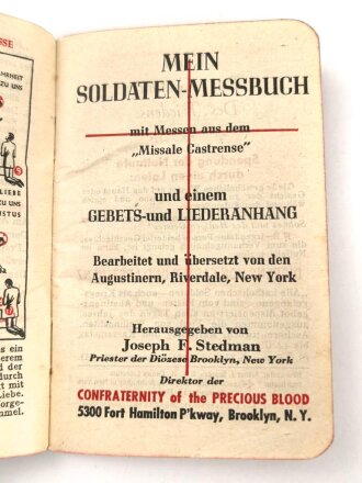 "Mein Soldaten Messbuch"  160 Seiten, unter DIN A6, stark gebraucht