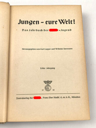 "Jungen eure Welt! Das Jahrbuch der Hilter...