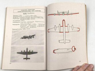 "Flugzeugerkennung im NS-Fliegerkorps" datiert 1943, DIN A5, 162 Seiten, gebraucht