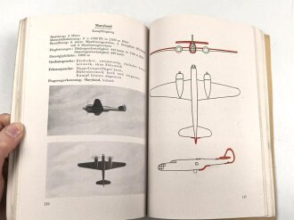"Flugzeugerkennung im NS-Fliegerkorps" datiert 1943, DIN A5, 162 Seiten, gebraucht