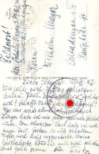 Ansichtskarte "Heilbronn a. N. Schlieffen-Kaserne"