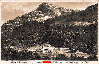 Ansichtskarte "Haus Wachenfeld, unseres Führers Heim am Obersalzberg mit Göll"