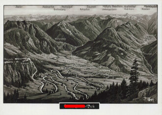 Ansichtskarte "Adolf-Hitler-Paß"