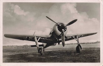 Ansichtskarte "Unsere Luftwaffe - Focke-Wulf-Jäger Fw 190 mit Doppelsternmotor"