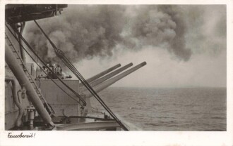 Ansichtskarte "Feuerbereit!"