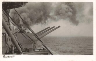 Ansichtskarte "Feuerbereit!"