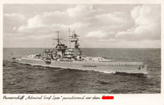 Ansichtskarte "Panzerschiff Admiral Graf Spee...