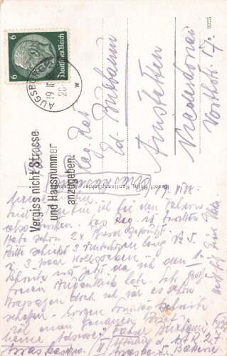 Ansichtskarte "Augsburg Kaserne II. Artill. Regt....