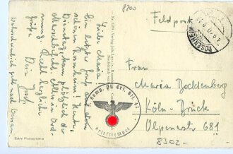 Ansichtskarte "Rosenheim - Pionier Kaserne"