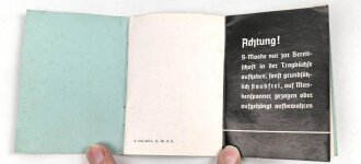 "Die S Maske" Gebrauchsanweisung, DIN A6