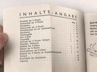 "Die S Maske" Gebrauchsanweisung, DIN A6