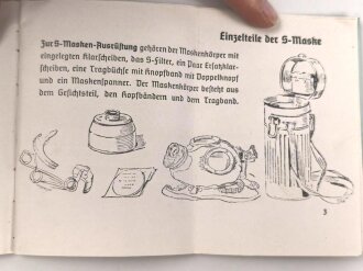 "Die S Maske" Gebrauchsanweisung, DIN A6