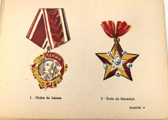 Nachschlagewerk über die Russische Armee bis 1945"Types & Uniformes de LArmee Rouge" Frankfreich 1946, DIN A5