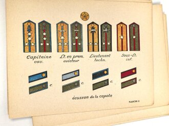 Nachschlagewerk über die Russische Armee bis 1945"Types & Uniformes de LArmee Rouge" Frankfreich 1946, DIN A5