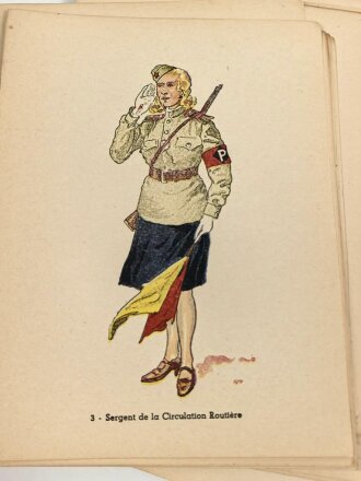 Nachschlagewerk über die Russische Armee bis 1945"Types & Uniformes de LArmee Rouge" Frankfreich 1946, DIN A5