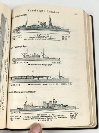 Weyers Taschenbuch der Kriegsflotten 1939, ca. 550 Seiten, DIN A5, gebraucht