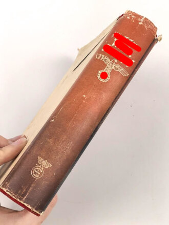 Adolf Hitler "Mein Kampf" rote Ausgabe des...