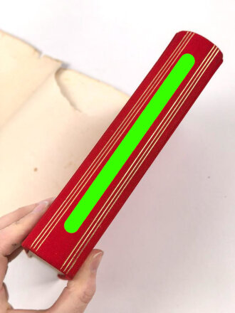 Adolf Hitler "Mein Kampf" rote Ausgabe des Reichsbundes Deutscher Beamten von 1939  im Schutzumschlag, Überreicht von der NSDAP Ortsgruppe Berndorf, gebraucht