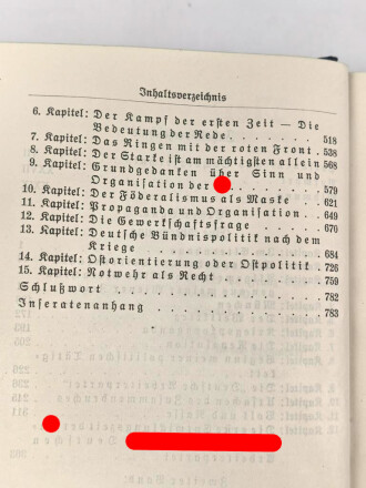 Adolf Hitler "Mein Kampf", blaue Ganzleinenausgabe von 1935