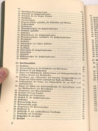 H.Dv. 122. "Anzugsordnung für das Reichsheer" datiert 1934, 147 Seiten, DIN A5
