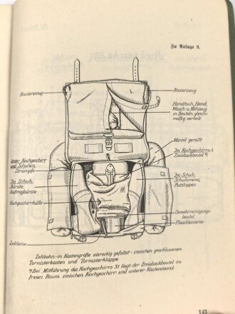 H.Dv. 122. "Anzugsordnung für das Reichsheer" datiert 1934, 147 Seiten, DIN A5