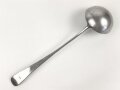 Suppenkelle  Luftwaffe aus Aluminium, datiert 1938, Gesamtlänge ca. 34 cm