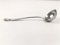 Suppenkelle  Luftwaffe aus Aluminium, datiert 1938, Gesamtlänge ca. 34 cm