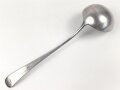 Suppenkelle Luftwaffe aus Aluminium, Aluminium, datiert 1937, Gesamtlänge ca. 34 cm