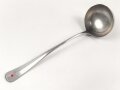 Suppenkelle  Luftwaffe aus Aluminium, datiert 1938, Gesamtlänge ca. 34 cm