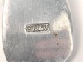 Saucenlöffel von der Luftwaffe aus Aluminium, datiert 1939, Gesamtlänge ca. 20 cm