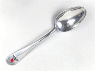 Teelöffel von der Luftwaffe aus Aluminium, datiert...