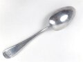 Teelöffel von der Luftwaffe aus Aluminium, datiert 1937, Gesamtlänge ca. 15 cm