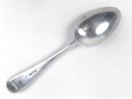Teelöffel von der Luftwaffe aus Aluminium, datiert 1937, Gesamtlänge ca. 15 cm