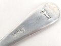 Teelöffel von der Luftwaffe aus Aluminium, datiert 1937, Gesamtlänge ca. 15 cm