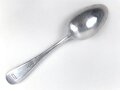 Teelöffel von der Luftwaffe aus Aluminium, datiert 1937, Gesamtlänge ca. 15 cm