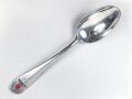 Teelöffel von der Luftwaffe aus Aluminium, datiert 1937, Gesamtlänge ca. 15 cm