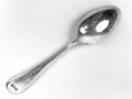 Teelöffel von der Luftwaffe aus Aluminium, datiert 1938, Gesamtlänge ca. 15 cm