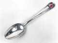 Teelöffel von der Luftwaffe aus Aluminium, datiert 1942, Gesamtlänge ca. 15 cm
