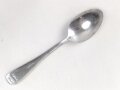 Teelöffel von der Luftwaffe aus Aluminium, datiert 1937, Gesamtlänge ca. 15 cm