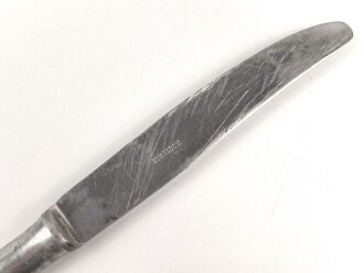 Messer von der Luftwaffe aus Aluminium, datiert 1940, Gesamtlänge ca. 25 cm