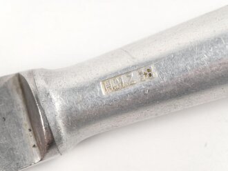 Messer von der Luftwaffe aus Aluminium, datiert 1938, Gesamtlänge ca. 25 cm