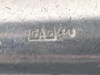 Messer von der Luftwaffe aus Aluminium, datiert 1940, Gesamtlänge ca. 25 cm