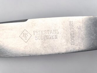 Messer von der Luftwaffe aus Aluminium, datiert 1938, Gesamtlänge ca. 25 cm