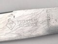 Messer von der Luftwaffe aus Aluminium, datiert 1938, Gesamtlänge ca. 25 cm