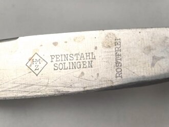 Messer von der Luftwaffe aus Aluminium, datiert 1938, Gesamtlänge ca. 25 cm