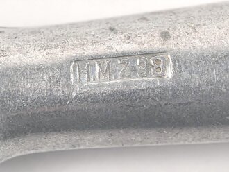 Messer von der Luftwaffe aus Aluminium, datiert 1938, Gesamtlänge ca. 25 cm