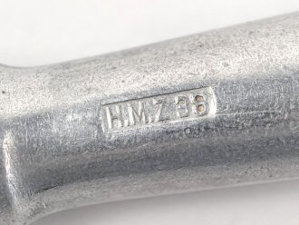 Messer von der Luftwaffe aus Aluminium, datiert 1938, Gesamtlänge ca. 25 cm