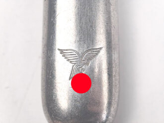 Messer von der Luftwaffe aus Aluminium, datiert 1938, Gesamtlänge ca. 25 cm