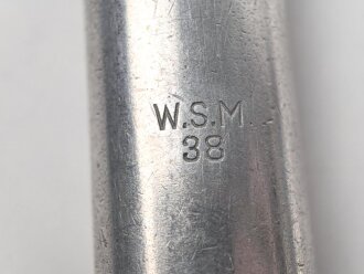 Messer von der Luftwaffe aus Aluminium, datiert 1938, Gesamtlänge ca. 25 cm