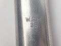 Messer von der Luftwaffe aus Aluminium, datiert 1938, Gesamtlänge ca. 25 cm